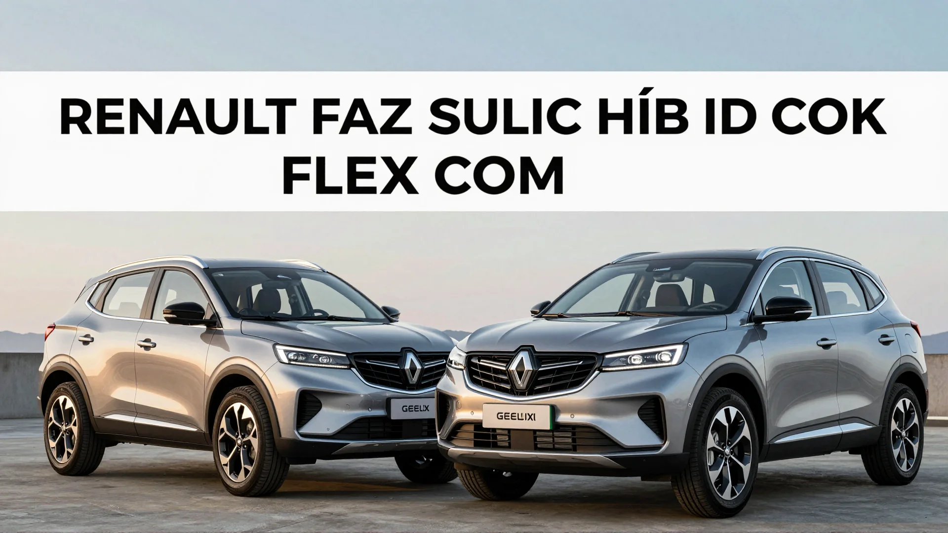 Renault faz SUV híbrido flex com base Geely: o EX5 chega ao Brasil