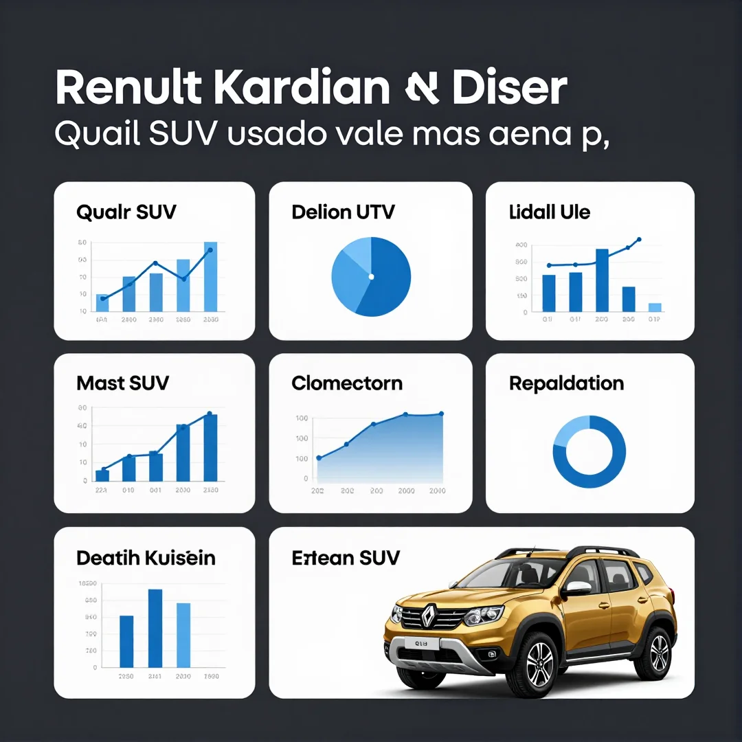 Infográfico - Renault Kardian ou Duster: Qual SUV usado vale mais a pena pelo mesmo preço?