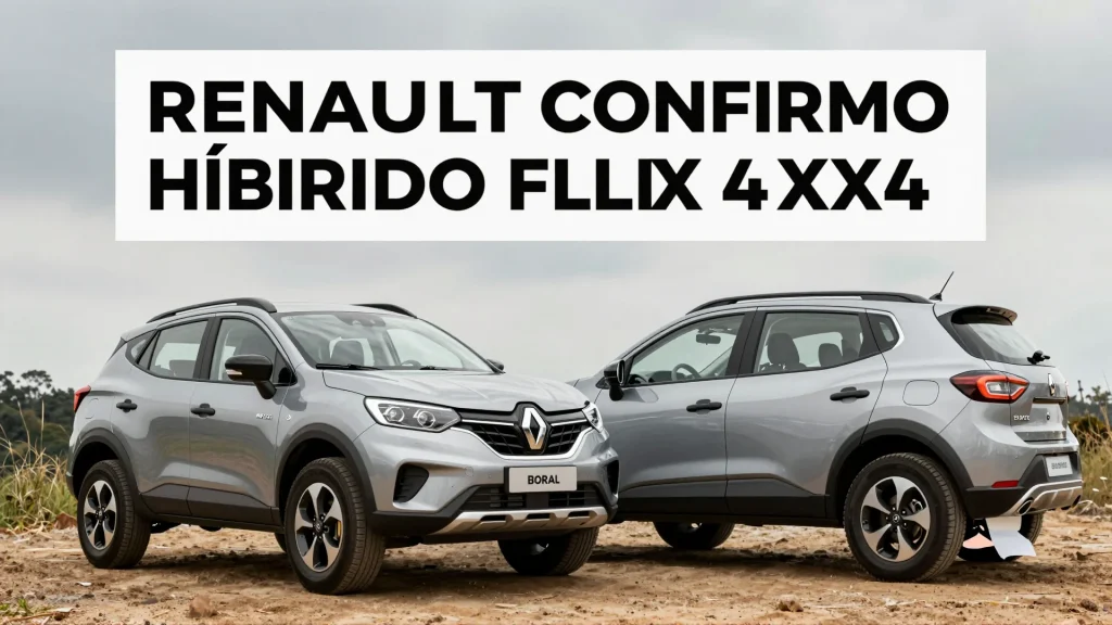 Renault confirma motor hbrido flex 4x4 para Boreal e Niagara