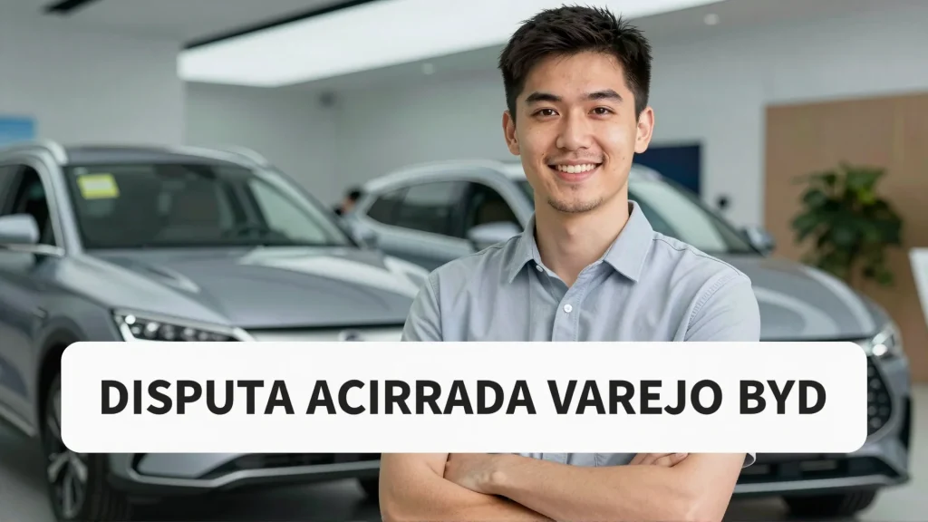 Disputa acirrada varejo BYD como as montadoras eletrificam o mercado brasileiro