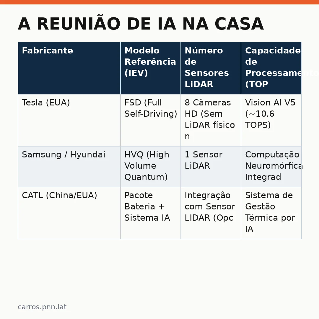 Infográfico - A Reunião de IA na Casa Branca e o Futuro dos Carros: Segurança, Normas e a Nova Era da Autonomia