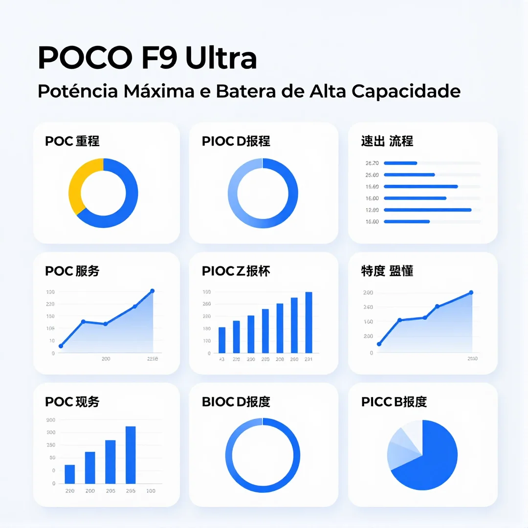 Infográfico - POCO F9 Ultra: Potência Máxima e Bateria de Alta Capacidade Redefinem o Mercado Brasileiro de Carros Elétricos