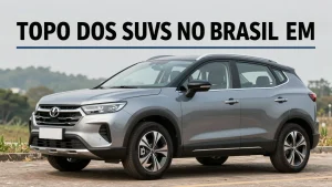 Topo dos SUVs no Brasil em agosto dados reais sobre os mais vendidos