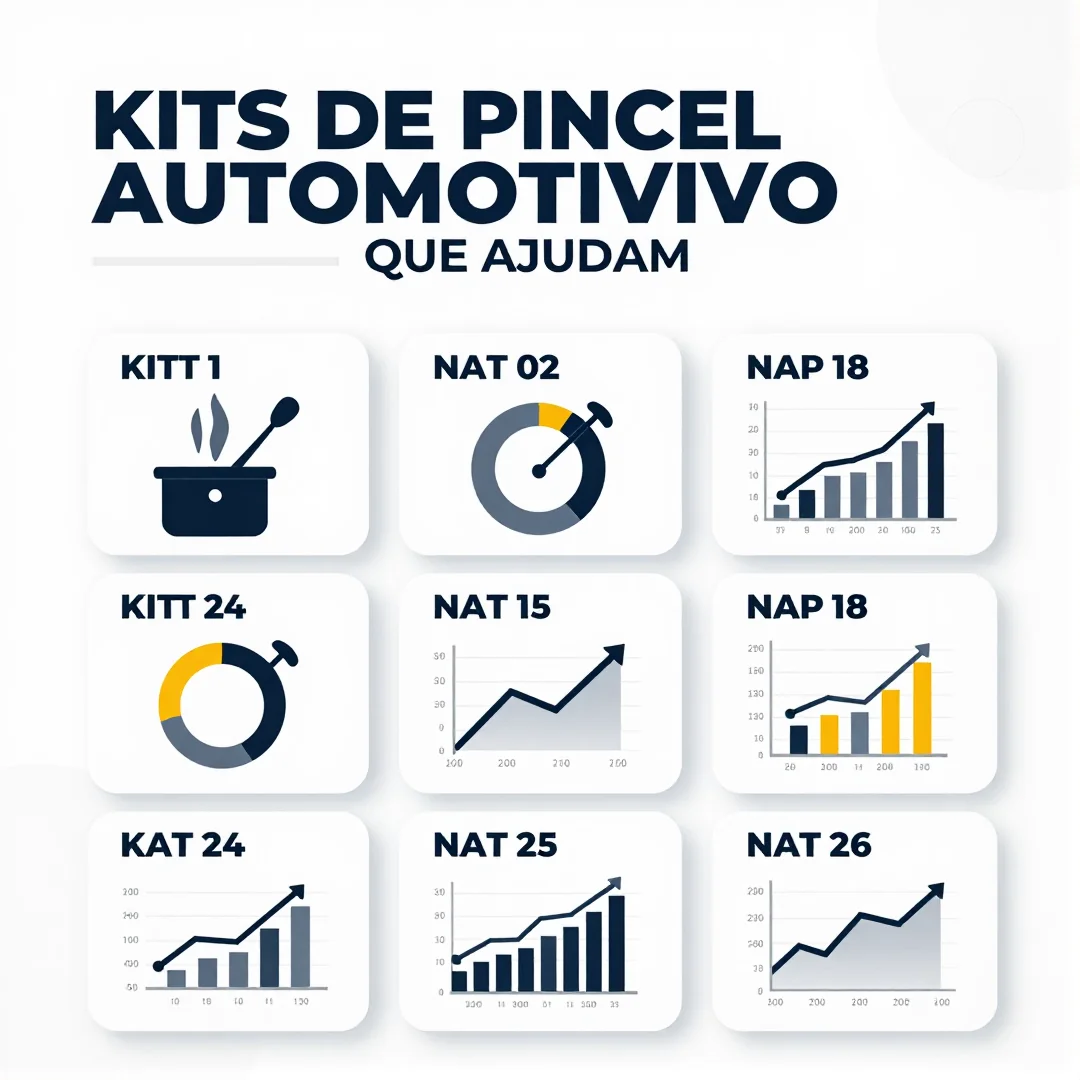 Infográfico - kits de pincel automotivo que ajudam a manter seu carro sempre impecável