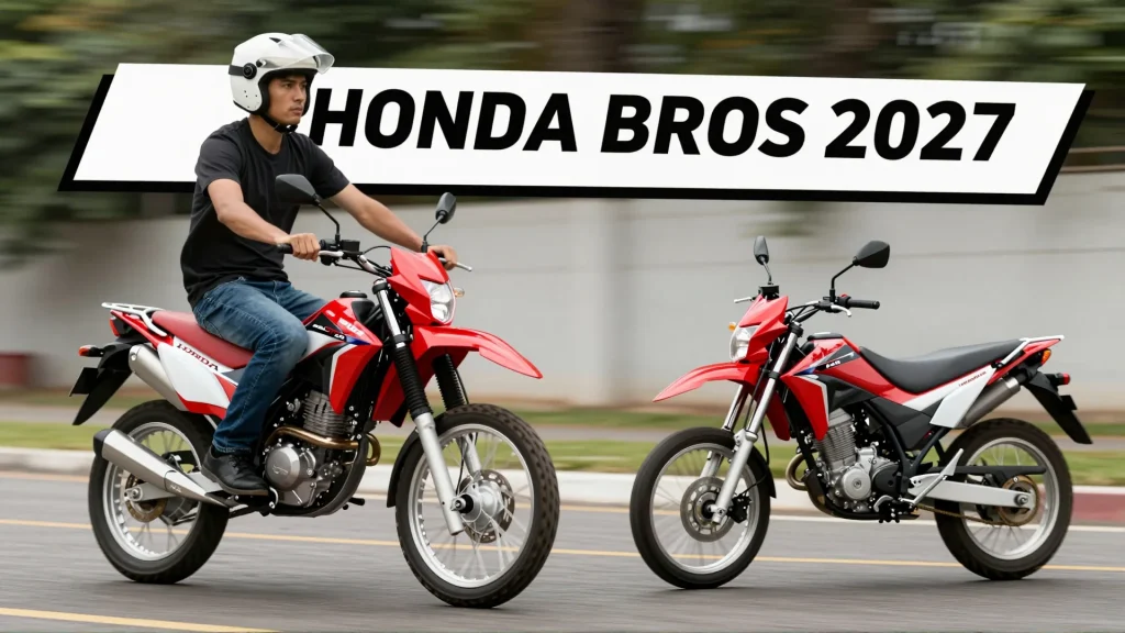Honda Bros 2027 preo verses cores e o que mudou