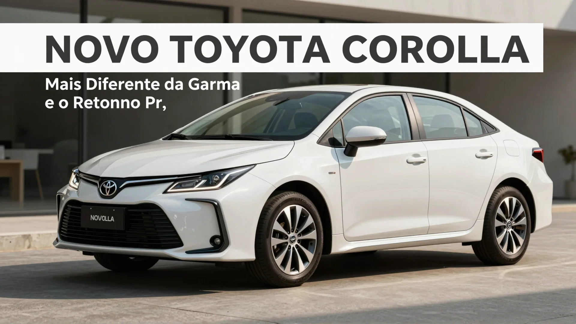 Novo Toyota Corolla: O Mais Diferente da Gama e o Retorno Promissor em 2025