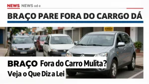 Brao para Fora do Carro D Multa Veja o Que Diz a Lei e Como os Automveis Interna