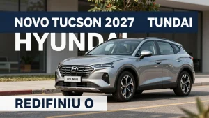 Novo Tucson 2027 Hyundai redefiniu o SUV mdio ao trazer comandos fsicos