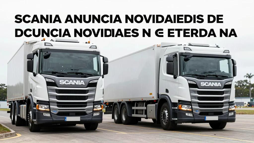 Scania anuncia novidades de entrada na Fenatran o que esperar das novas utilitri