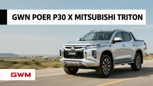 GWM Poer P30 x Mitsubishi Triton qual picape mdia vale mais a pena