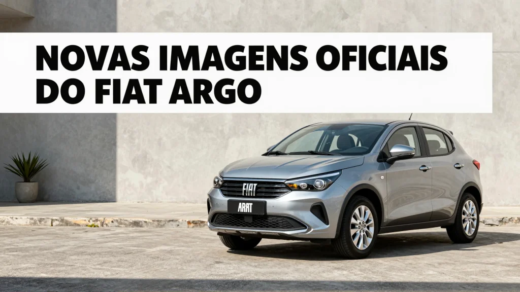Novas Imagens Oficiais do Fiat Argo X Stellantis Aponta para uma Nova Era no Bra