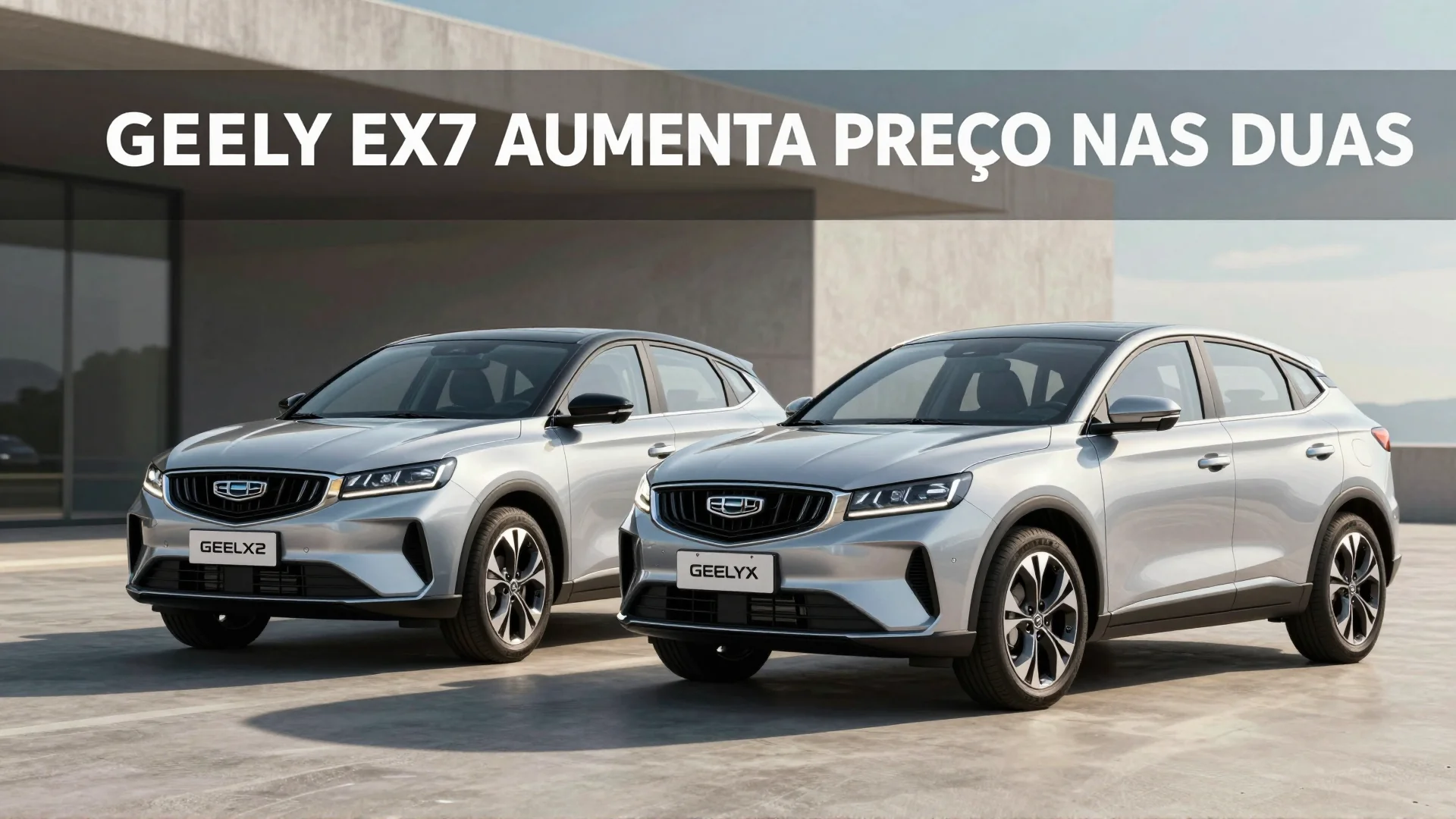 Geely EX2 aumenta preço nas duas versões: veja os novos valores e o que mudou