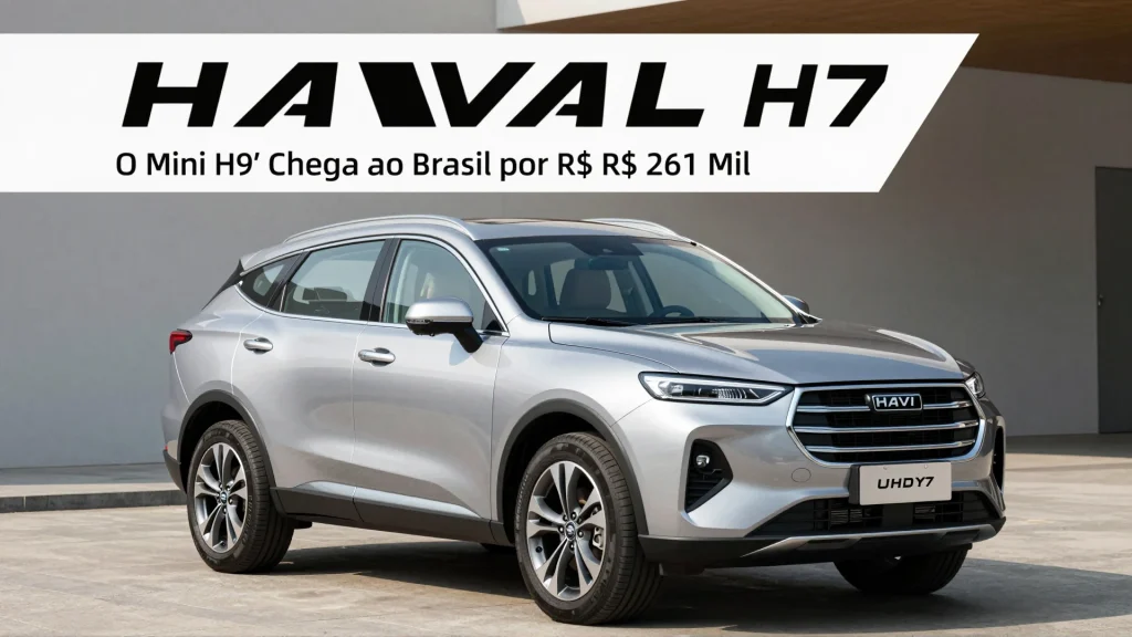 Haval H7 O Mini H9 Chega ao Brasil por R 261 Mil