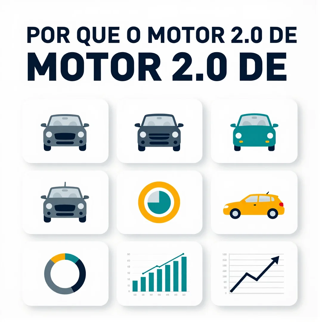 Infográfico - Por que o motor 2.0 de 4 cilindros se tornou o padrão global da indústria