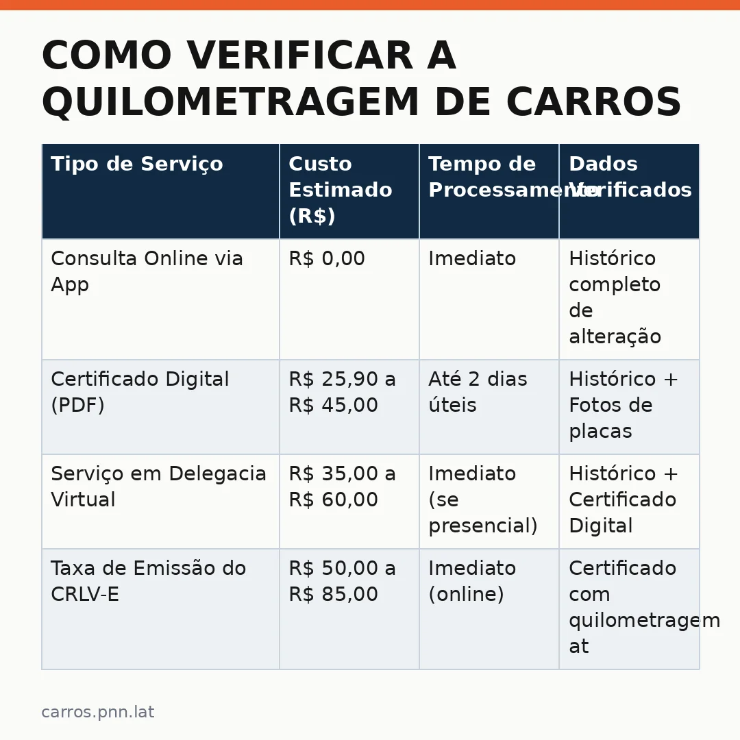 Infográfico - Como verificar a quilometragem de carros usados no DETRAN-SP para evitar fraudes