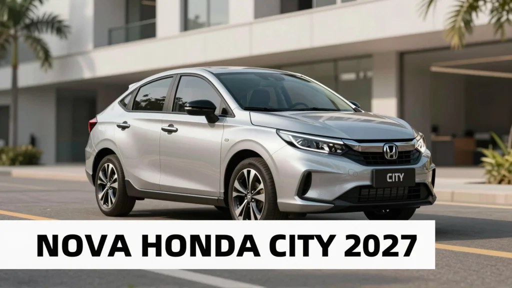 Nova Honda City 2027 Visual Renovado e Verso RS Marcam a Chegada