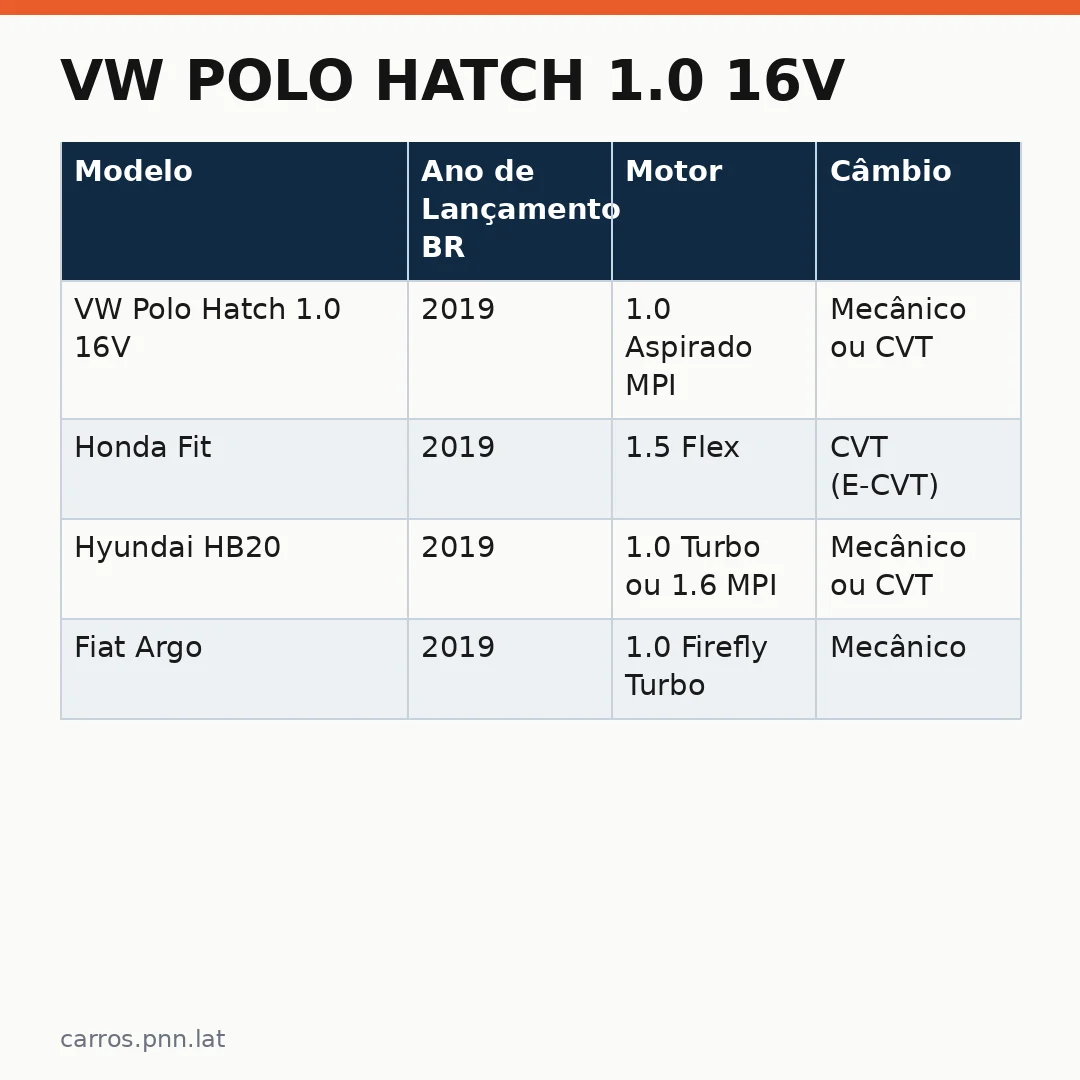 Infográfico - VW Polo Hatch 1.0 16V: A Tragédia de um Carro Rejeitado no Brasil