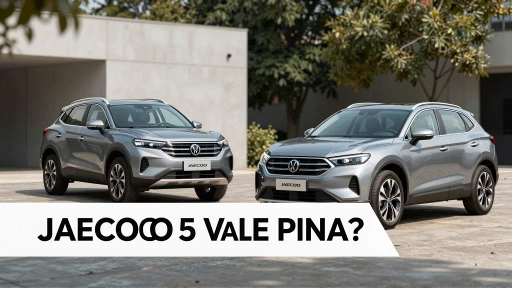 Jaecoo 5 vale pena Anlise do embate eltrico contra TCross Yaris Cross e Omoda 5