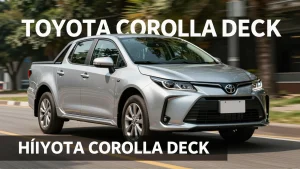 Toyota Corolla Deck A Picape Hbrida que desafia a Toro no Brasil